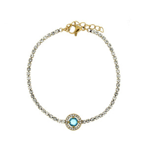 BRACCIALE "INCANTO" TONDO CM 16+3 IN ACCIAIO