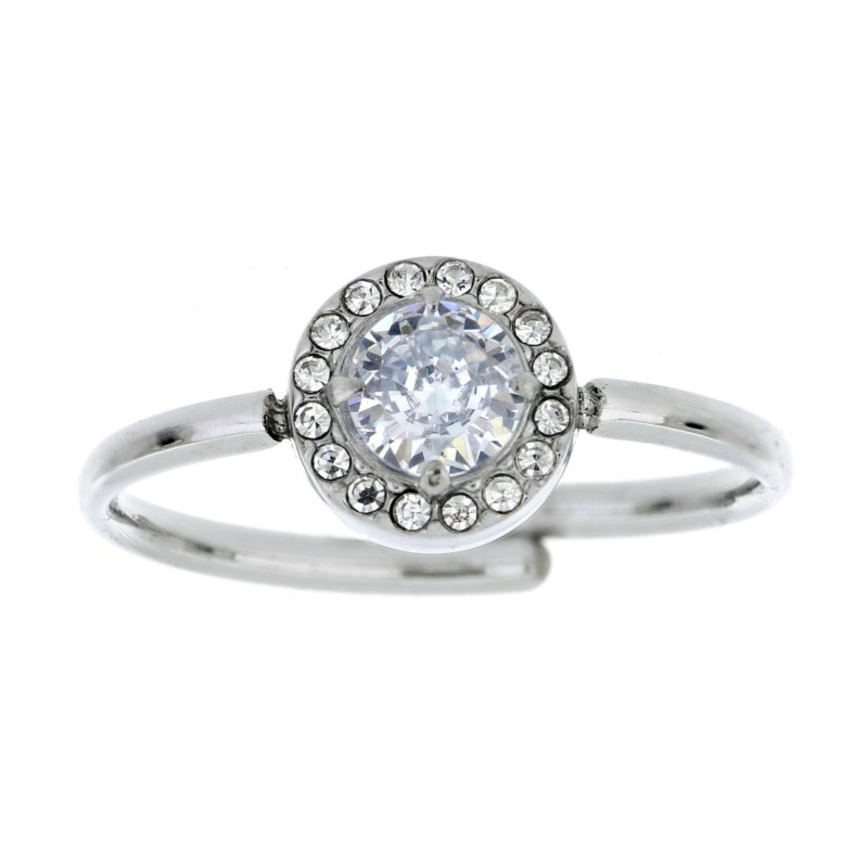 ANELLO "INCANTO" TONDO MM 8 IN ACCIAIO