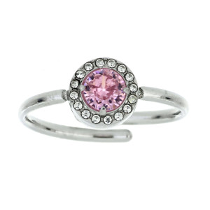 ANELLO "INCANTO" TONDO MM 8 IN ACCIAIO