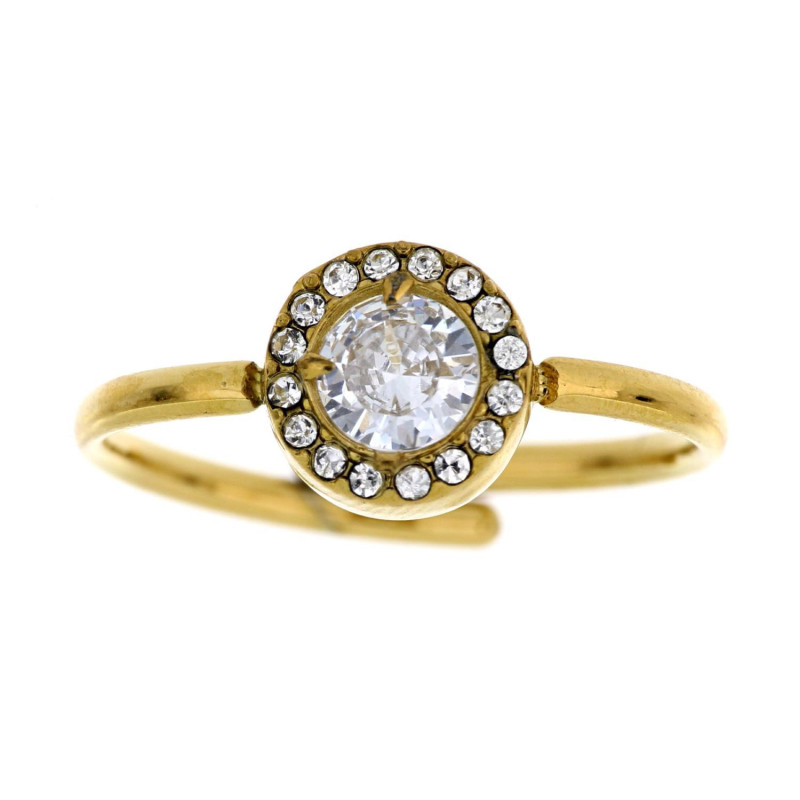 ANELLO "INCANTO" TONDO MM 8 IN ACCIAIO