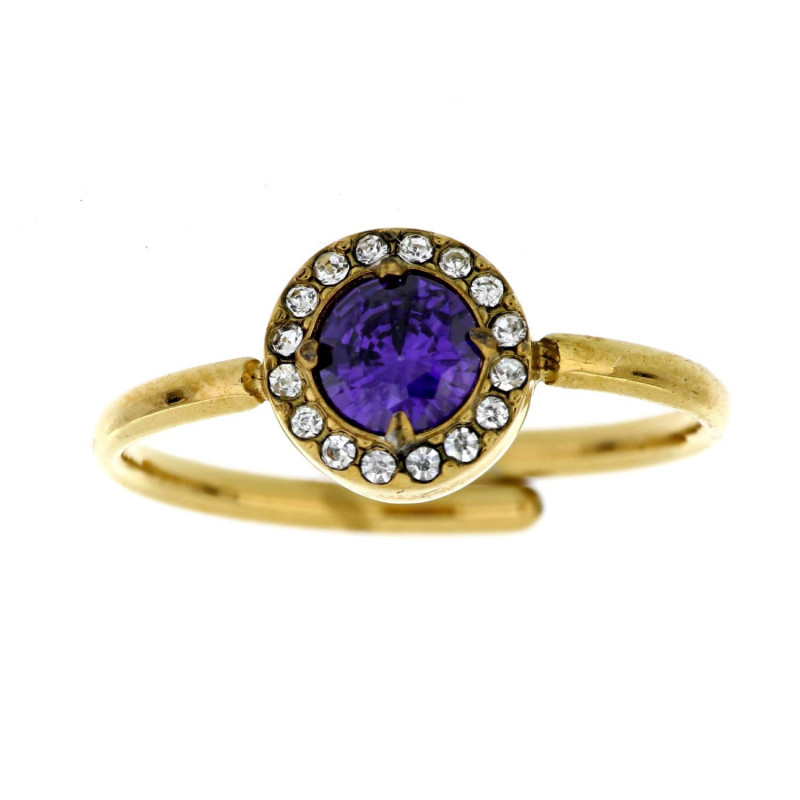 ANELLO "INCANTO" TONDO MM 8 IN ACCIAIO