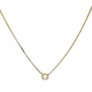 COLLANA TENNIS "INCANTO" 39+5 CM IN ACCIAIO 11 MM