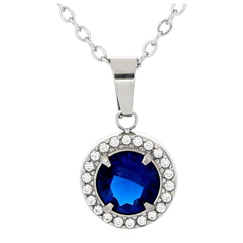 PENDENTE "INCANTO" TONDO 41+5 CM IN ACCIAIO