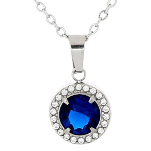 PENDENTE "INCANTO" TONDO 41+5 CM IN ACCIAIO