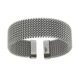 BRACCIALE MANHATTAN MM 22 IN ACCIAIO
