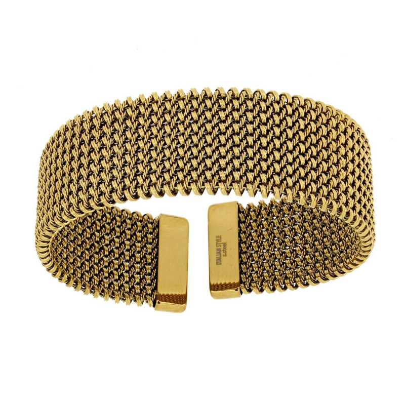 BRACCIALE MANHATTAN MM 22 IN ACCIAIO