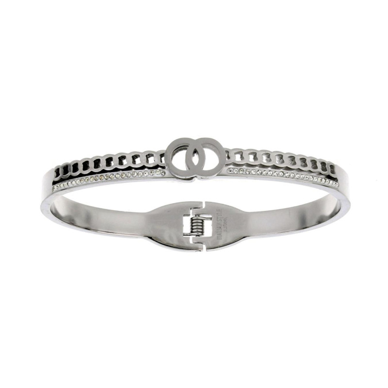 BRACCIALE MANHATTAN MM 8 IN ACCIAIO