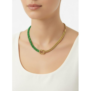 COLLANA NODI CM 32+7  IN ACCIAIO