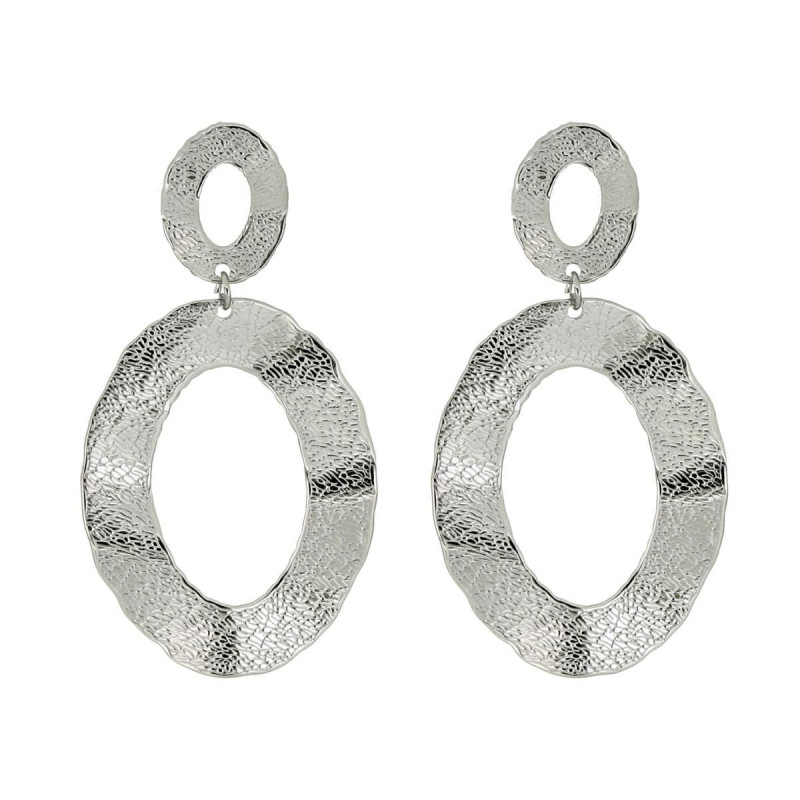 ORECCHINI CIRCE MM 55 IN ACCIAIO