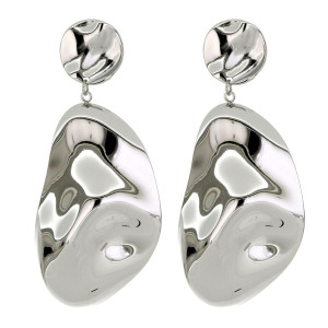 ORECCHINI CIRCE MM 70 IN ACCIAIO