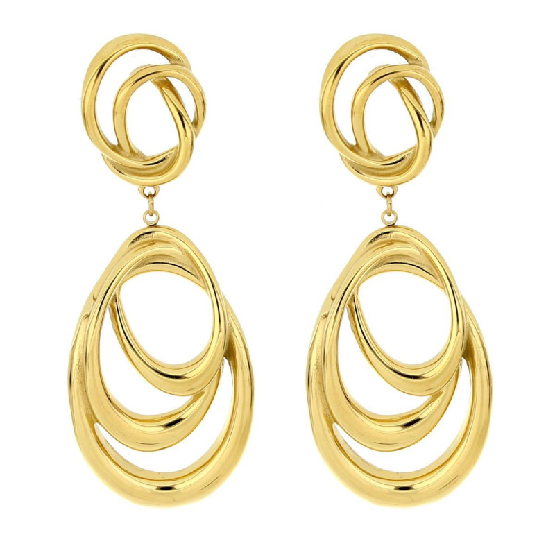 ORECCHINI CIRCE MM 70 IN ACCIAIO