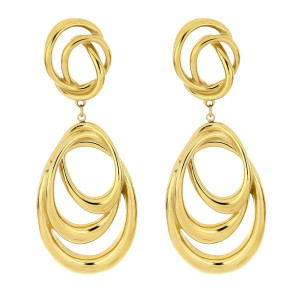 ORECCHINI CIRCE MM 70 IN ACCIAIO