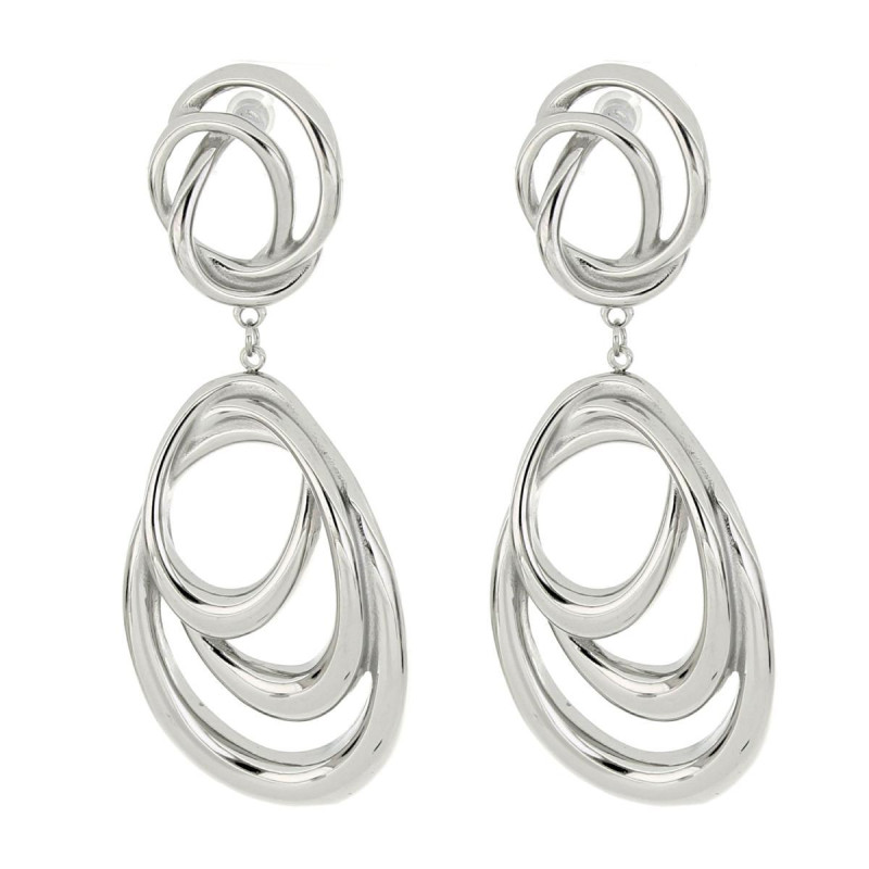 ORECCHINI CIRCE MM 70 IN ACCIAIO
