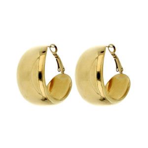 ORECCHINI CIRCE MM 30 IN ACCIAIO