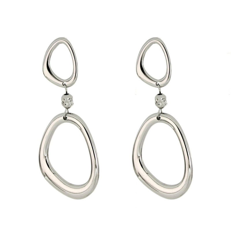 ORECCHINI CIRCE MM 56 IN ACCIAIO