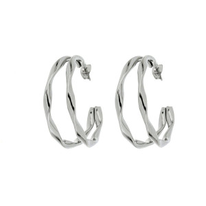 ORECCHINI CIRCE MM 35 IN ACCIAIO