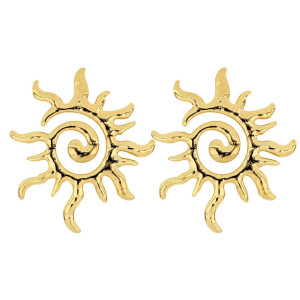 ORECCHINI CIRCE MM 55 IN ACCIAIO