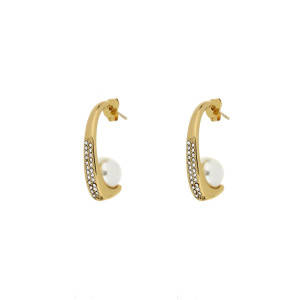 ORECCHINI CIRCE MM 26 IN ACCIAIO