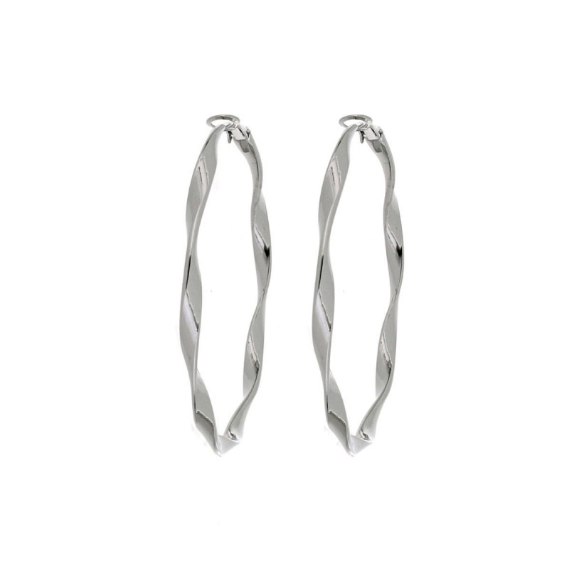 ORECCHINI CIRCE MM 52 IN ACCIAIO