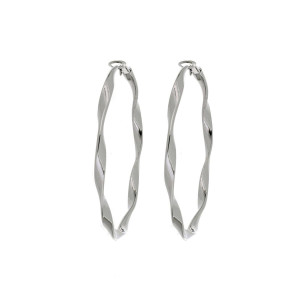 ORECCHINI CIRCE MM 52 IN ACCIAIO