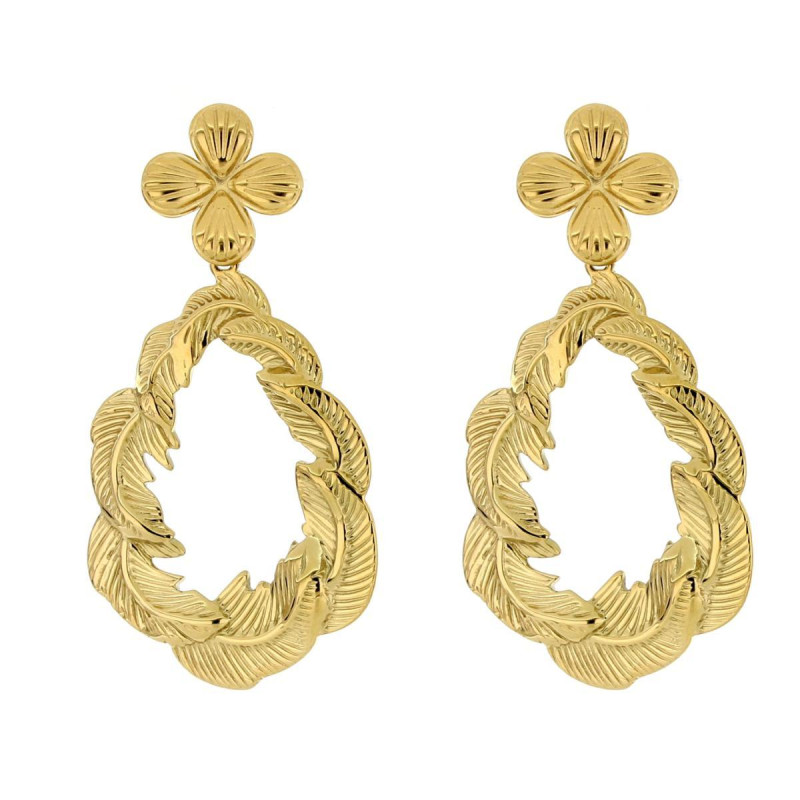 ORECCHINI CIRCE MM 58 IN ACCIAIO