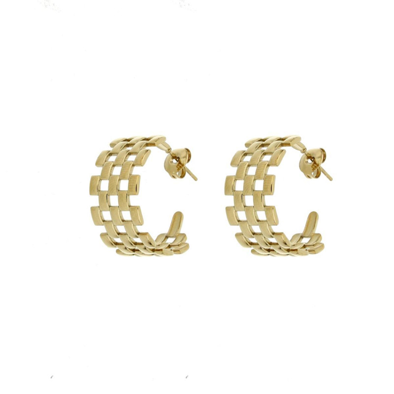 ORECCHINI CIRCE MM 25 IN ACCIAIO