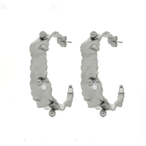 ORECCHINI CIRCE MM 42 IN ACCIAIO