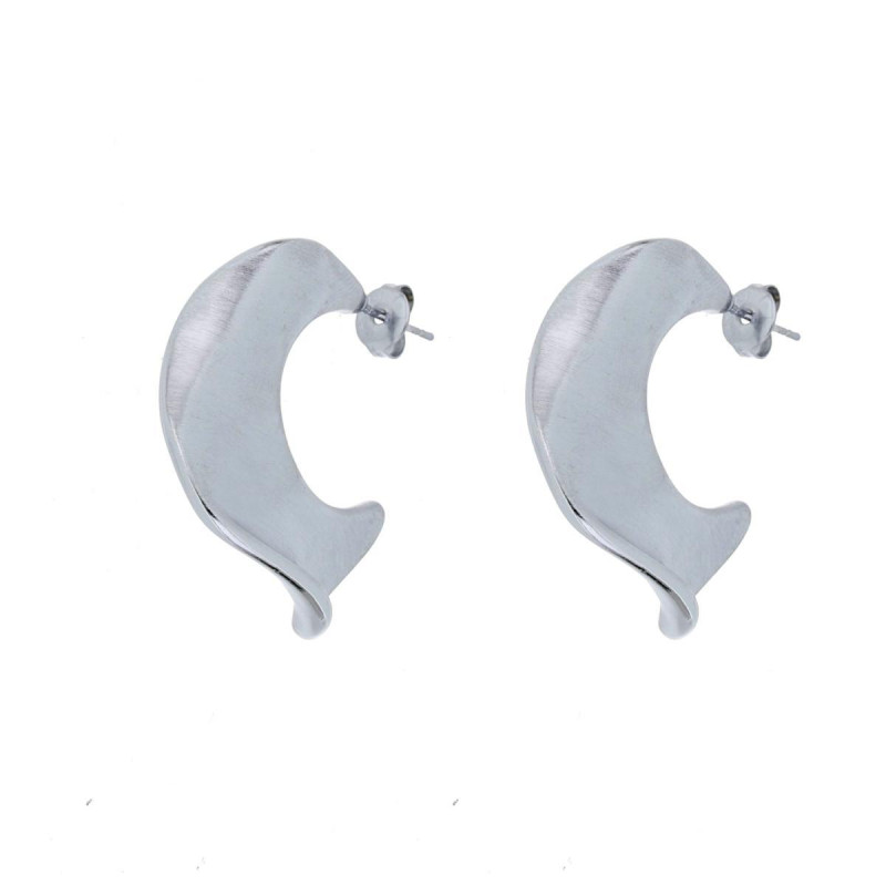 ORECCHINI CIRCE MM 32 IN ACCIAIO