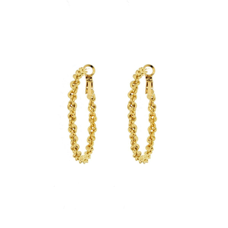 ORECCHINI CIRCE IN ACCIAIO MM 40