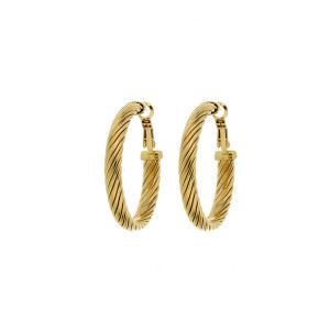 ORECCHINI CIRCE MM 36 IN ACCIAIO