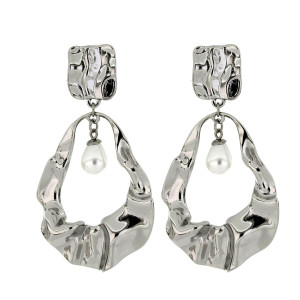 ORECCHINI CIRCE MM 60 IN ACCIAIO