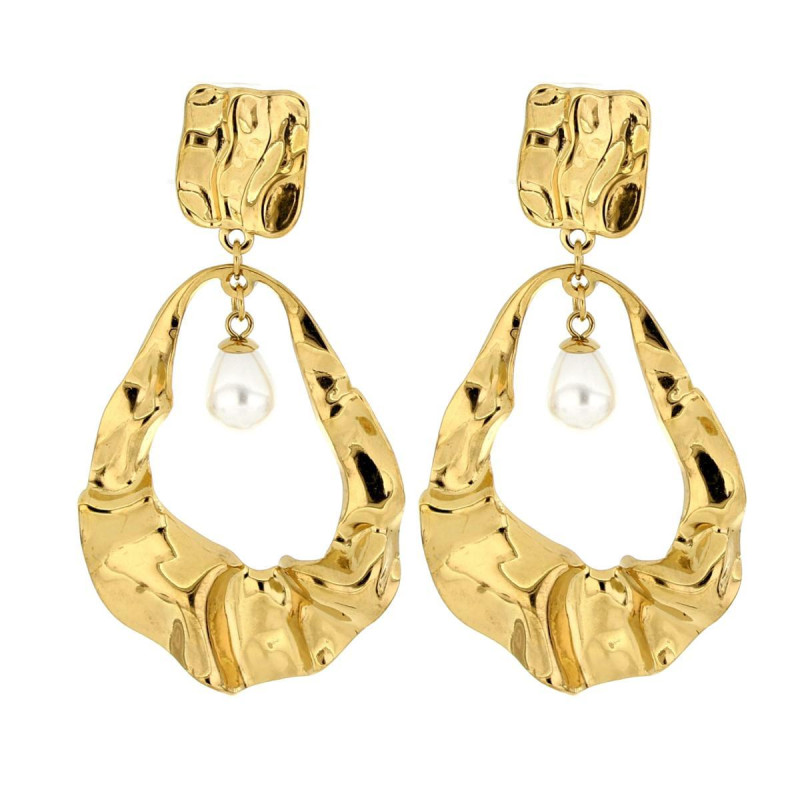 ORECCHINI CIRCE MM 60 IN ACCIAIO