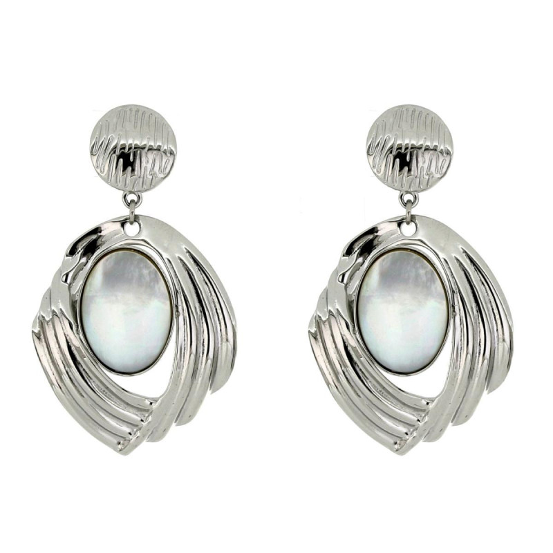 ORECCHINI CIRCE MM 52 IN ACCIAIO