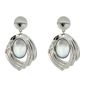 ORECCHINI CIRCE MM 52 IN ACCIAIO