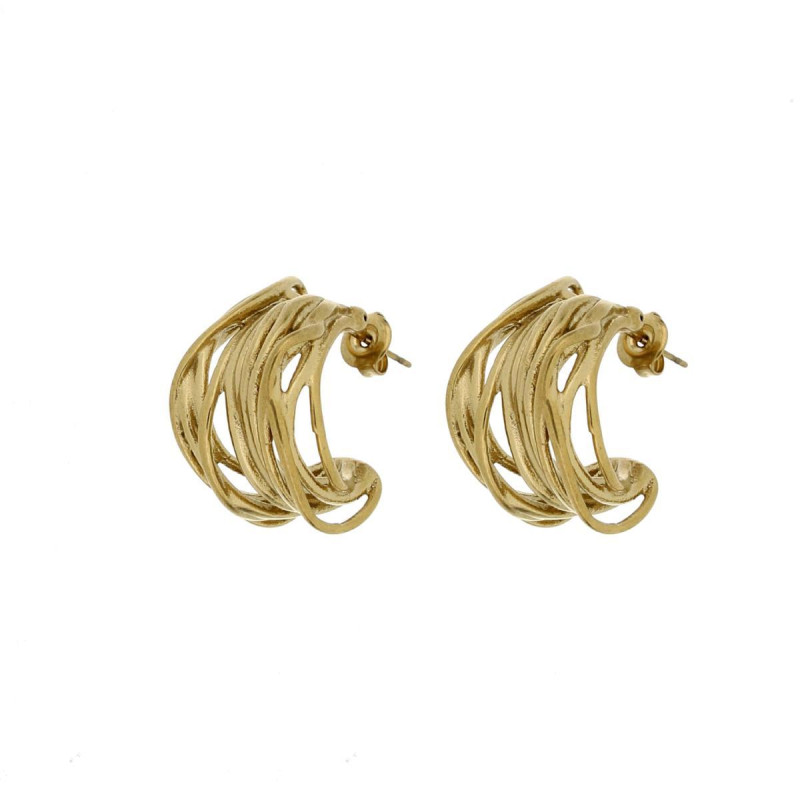 ORECCHINI CIRCE MM 33 IN ACCIAIO