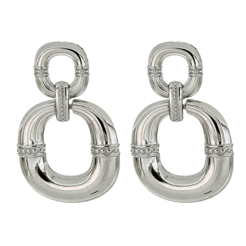 ORECCHINI CIRCE MM 55 IN ACCIAIO