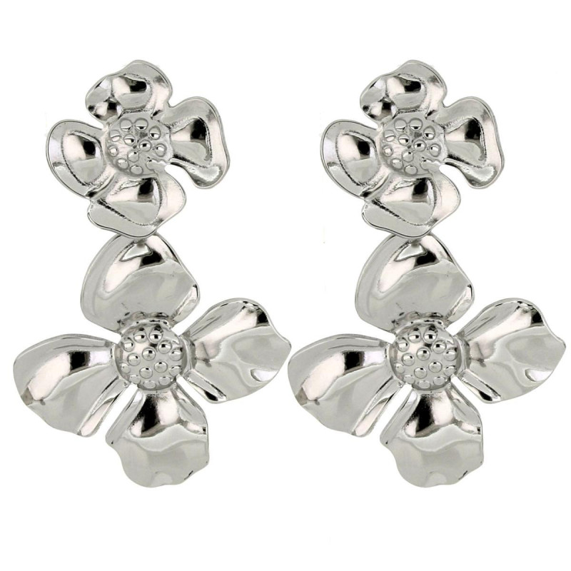 ORECCHINI CIRCE MM 60 IN ACCIAIO