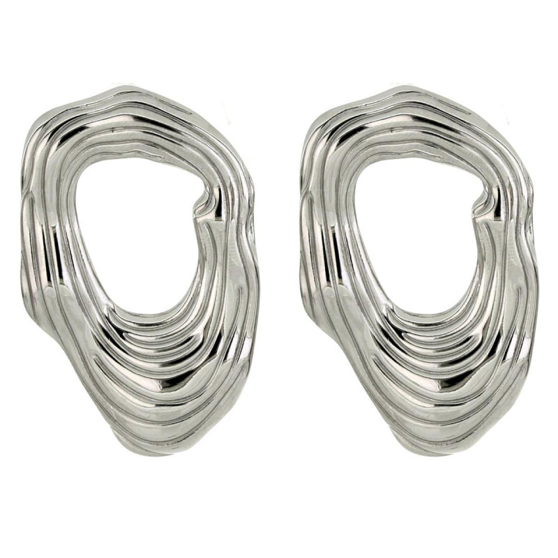 ORECCHINI CIRCE MM 25 IN ACCIAIO
