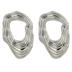 ORECCHINI CIRCE MM 25 IN ACCIAIO