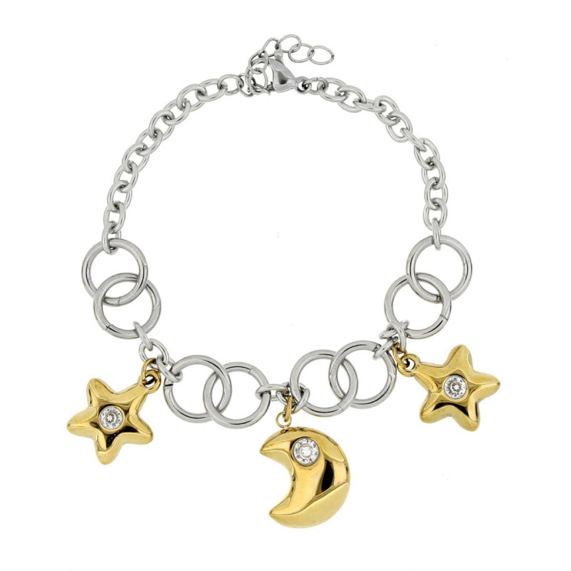 BRACCIALE "CLIO" MM 16+3 IN ACCIAIO