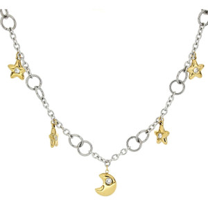 COLLANA "CLIO" MM 40+5 IN ACCIAIO