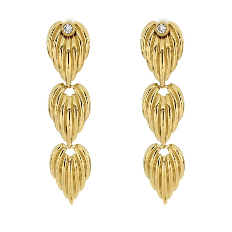 ORECCHINI "CLIO" MM 62 IN ACCIAIO