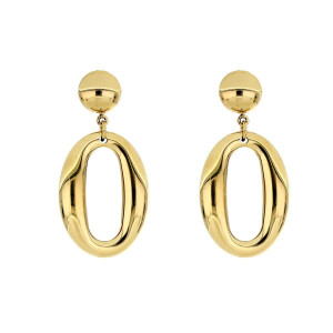 ORECCHINI "CLIO" MM 44 IN ACCIAIO