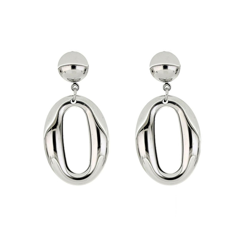 ORECCHINI "CLIO" MM 44 IN ACCIAIO