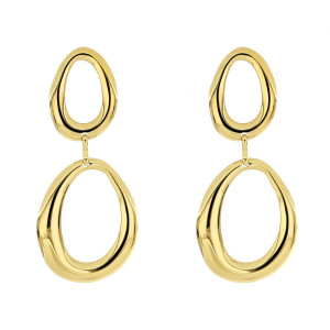 ORECCHINI "CLIO" MM 55 IN ACCIAIO