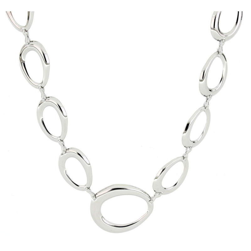 COLLANA "CLIO" MM 45+5 IN ACCIAIO