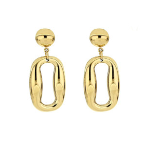 ORECCHINI "CLIO" MM 44 IN ACCIAIO