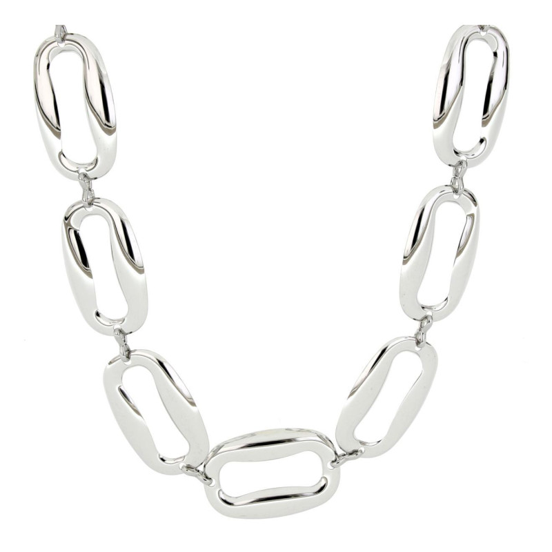 COLLANA "CLIO" MM 45+5 IN ACCIAIO