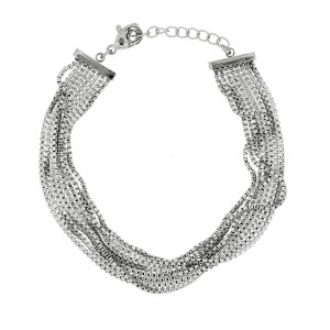 BRACCIALE "CLIO" MM 16+3 IN ACCIAIO