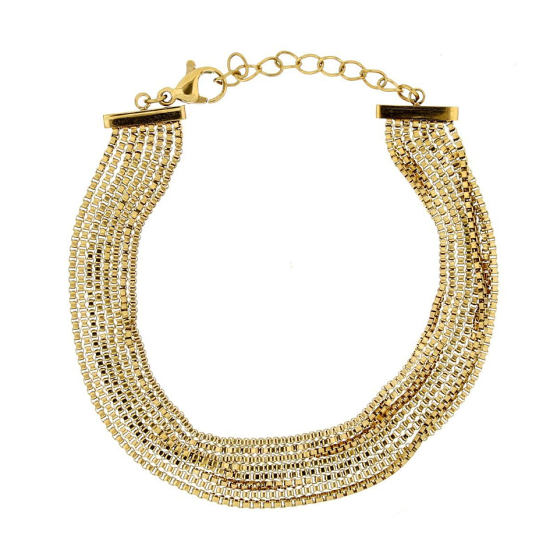 BRACCIALE "CLIO" MM 16+3 IN ACCIAIO